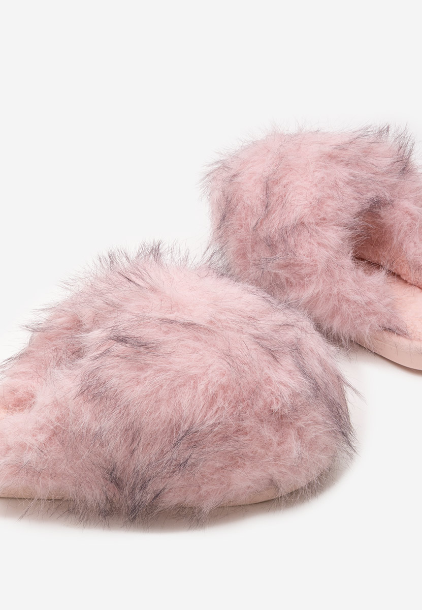 Ružové domácí pantofle Michely