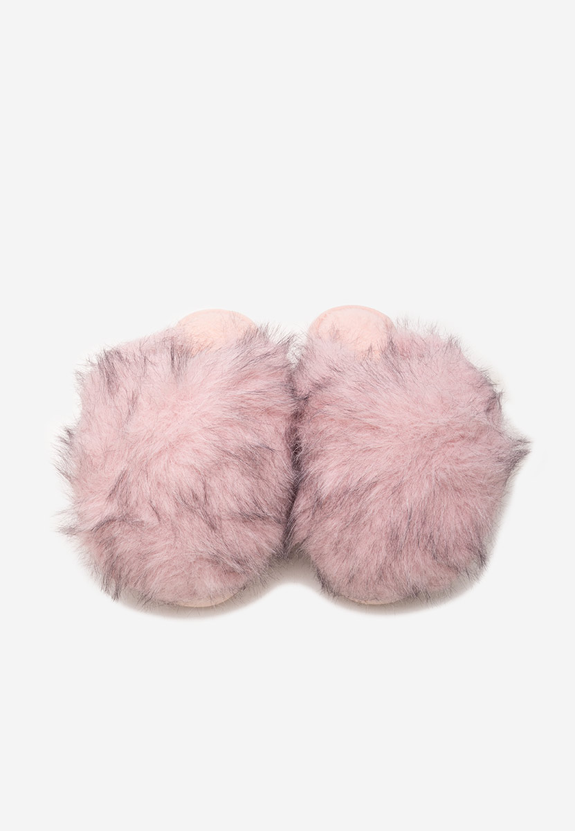 Ružové domácí pantofle Michely