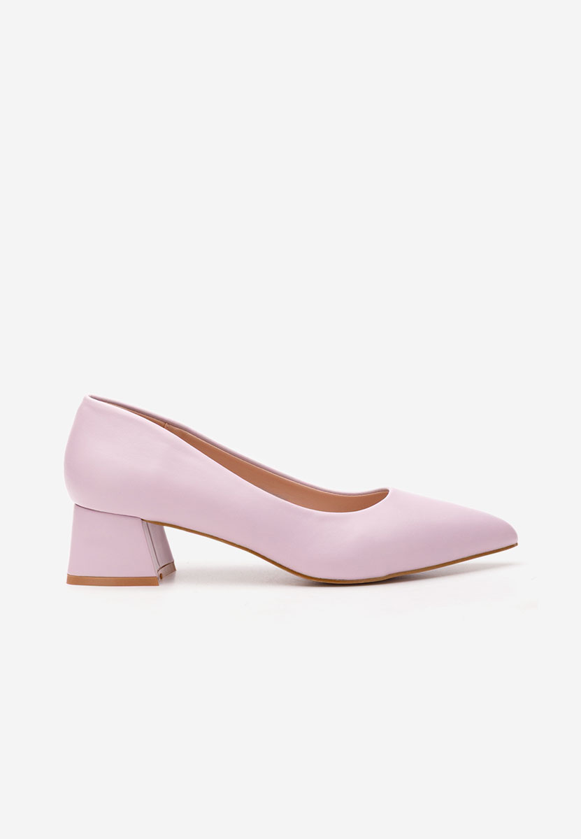 Fialové lodičky na nízkém podpatku Alleva V2