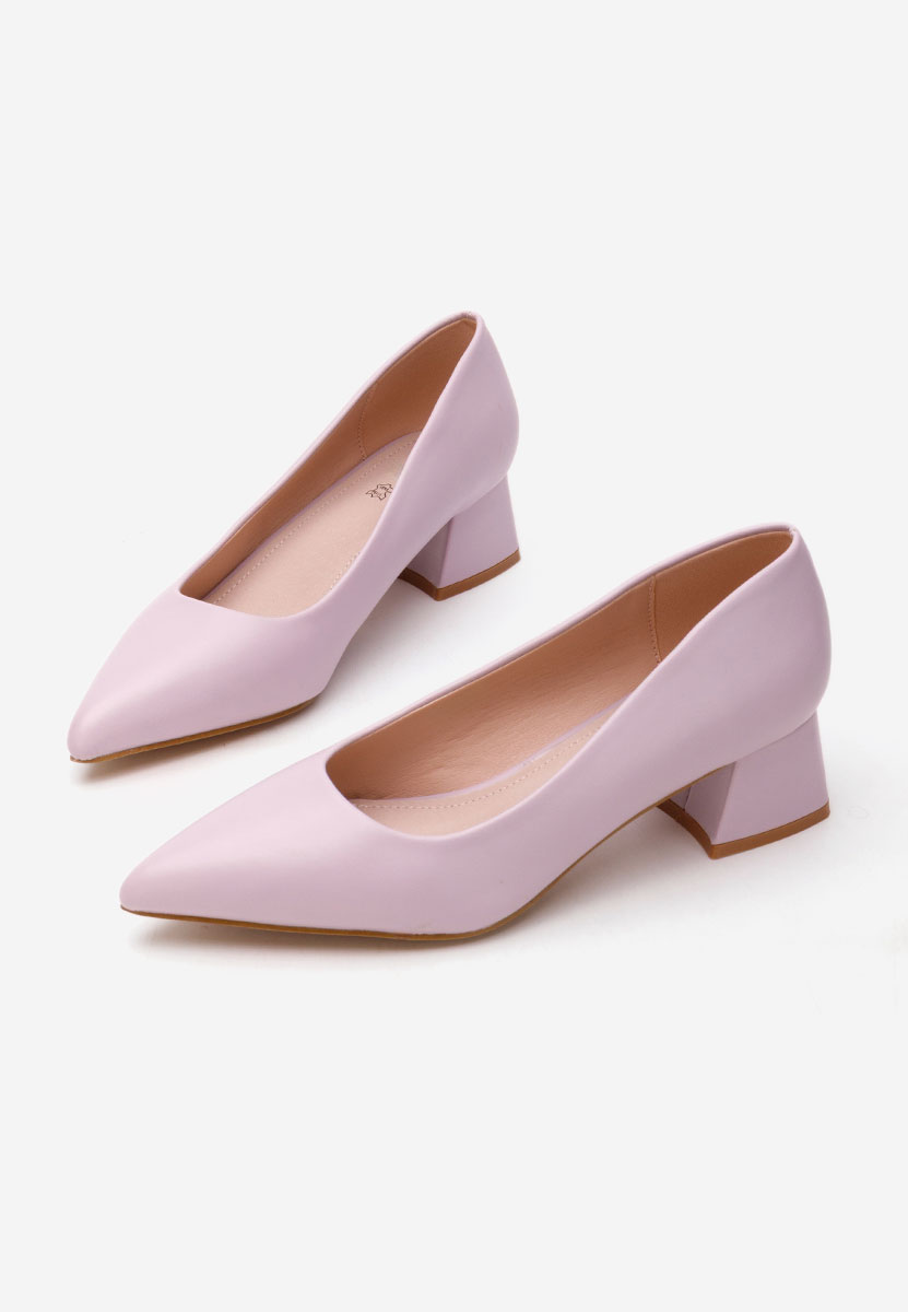 Fialové lodičky na nízkém podpatku Alleva V2