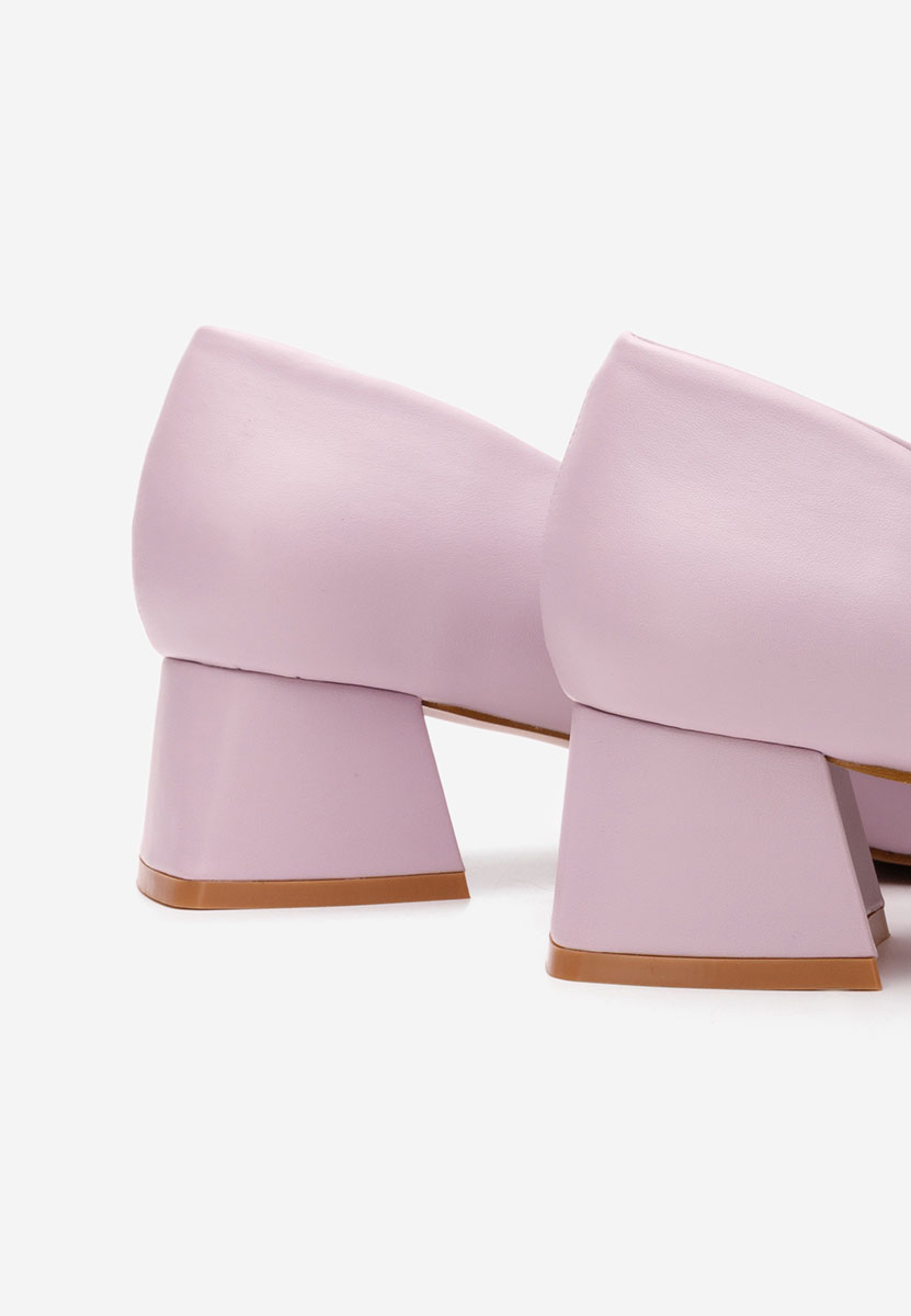 Fialové lodičky na nízkém podpatku Alleva V2