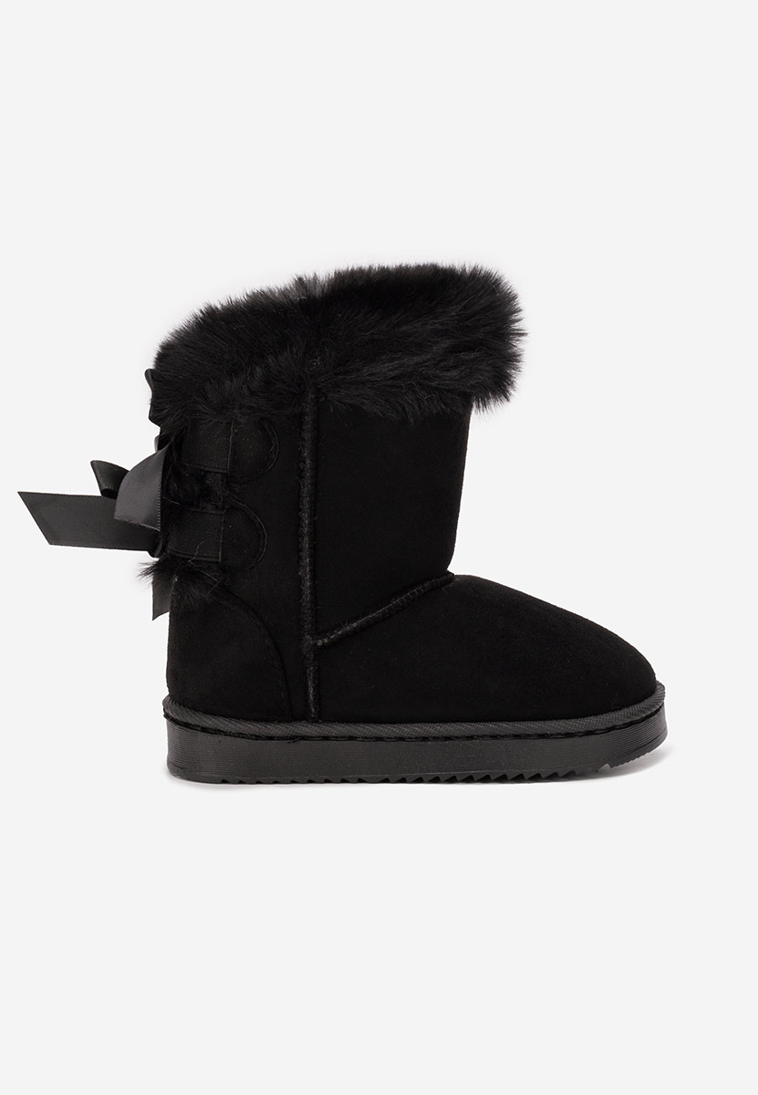 Černé dívčí kozačky Parana