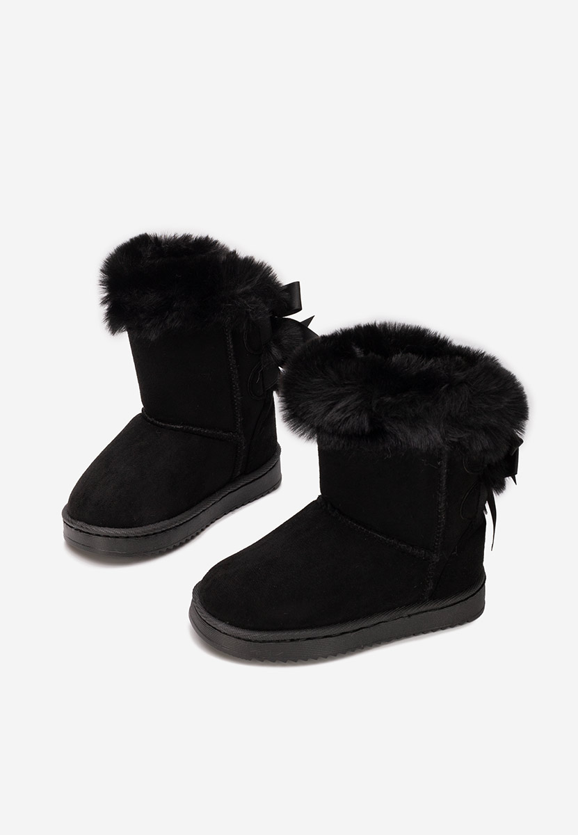 Černé dívčí kozačky Parana