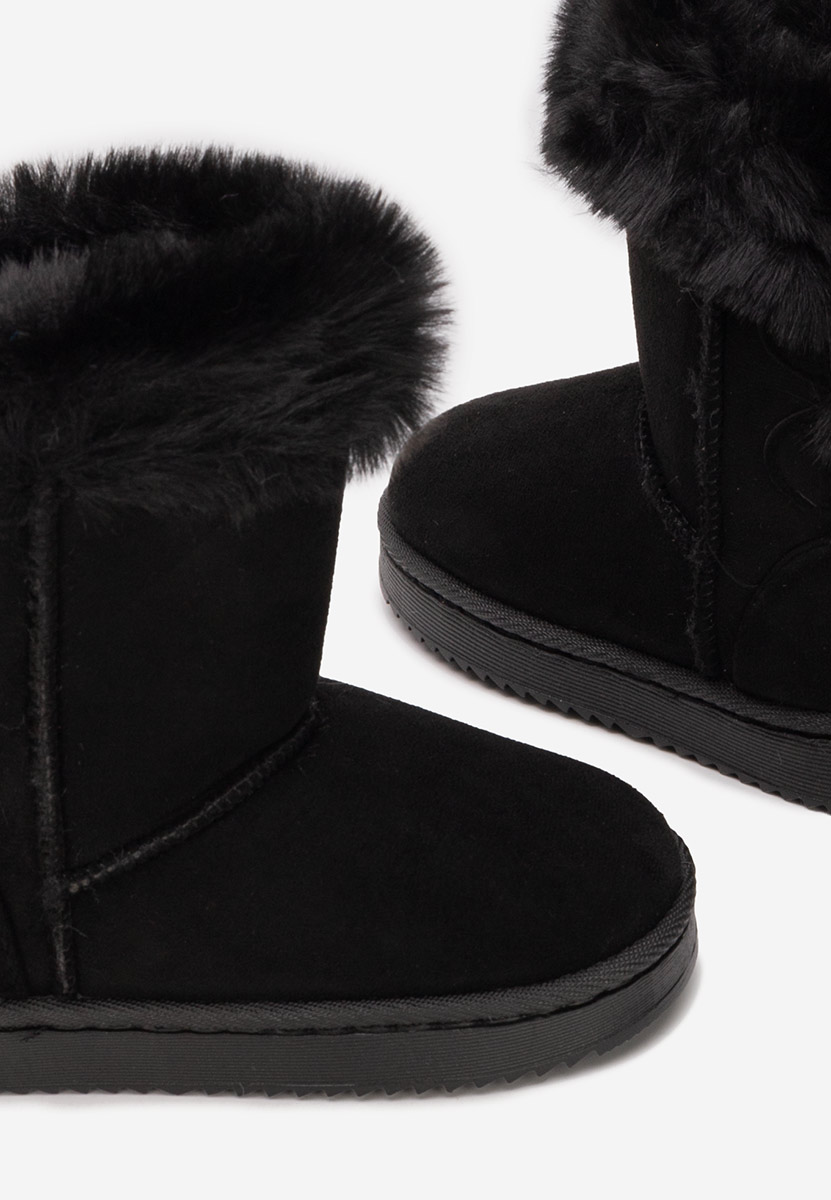 Černé dívčí kozačky Parana