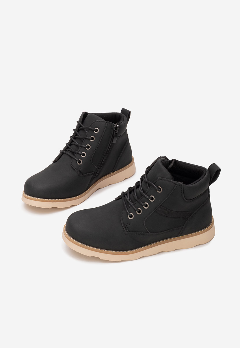 Černé chlapecké kotníkové boty Torven