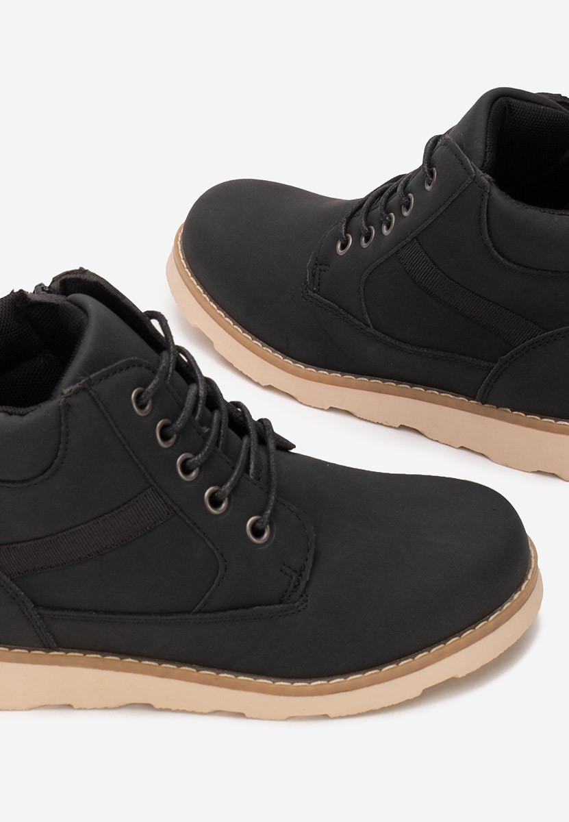 Černé chlapecké kotníkové boty Torven