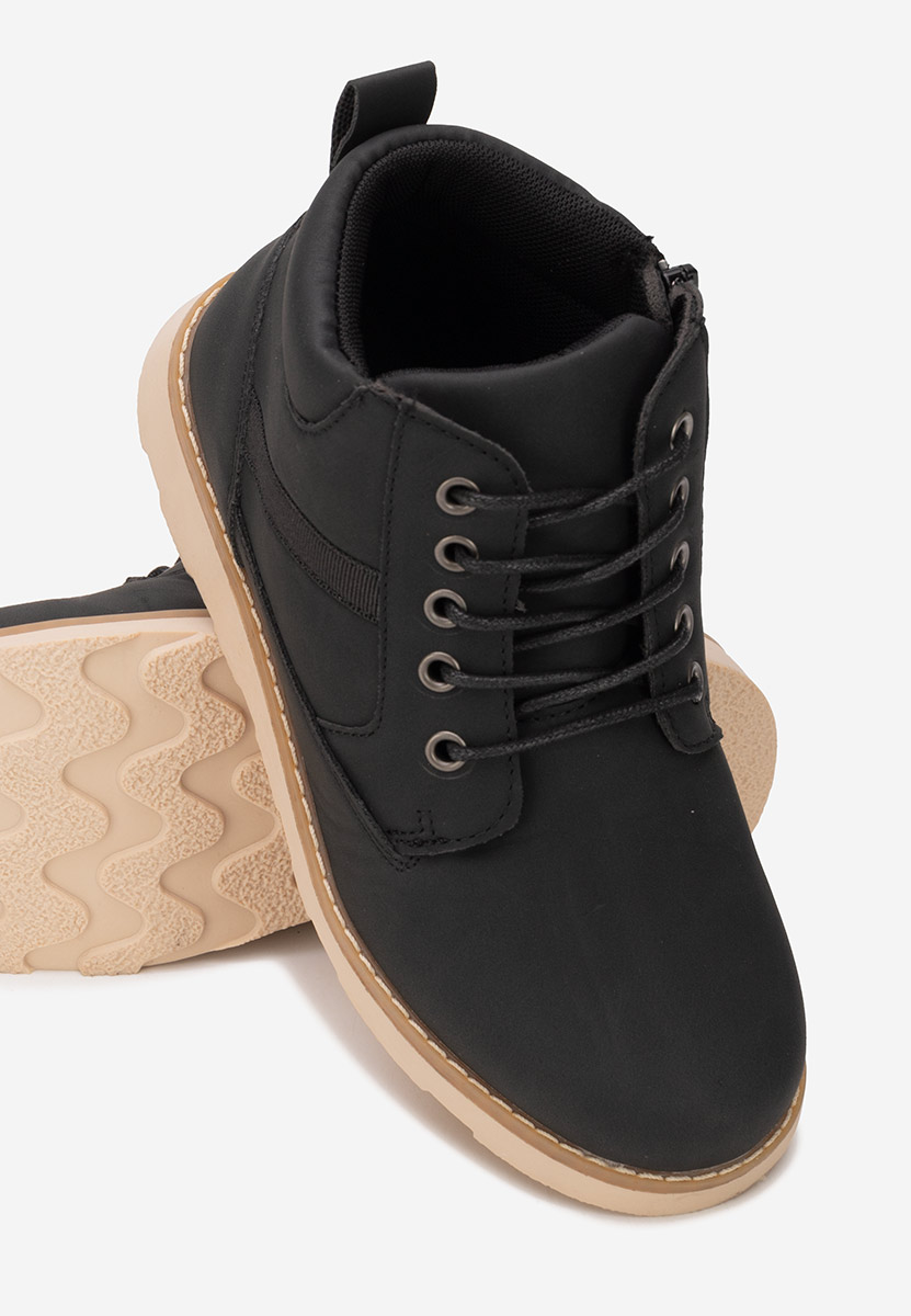 Černé chlapecké kotníkové boty Torven
