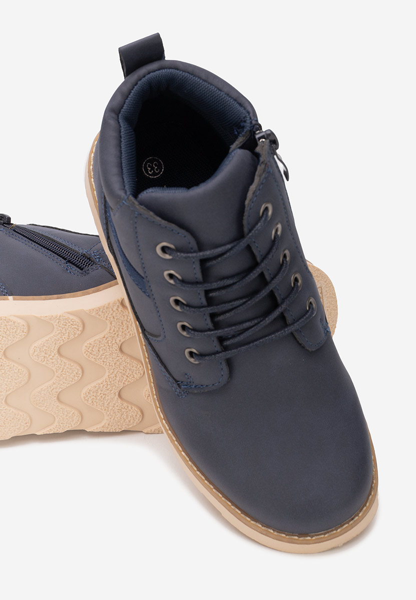 Tmavě modré chlapecké kotníkové boty Torven