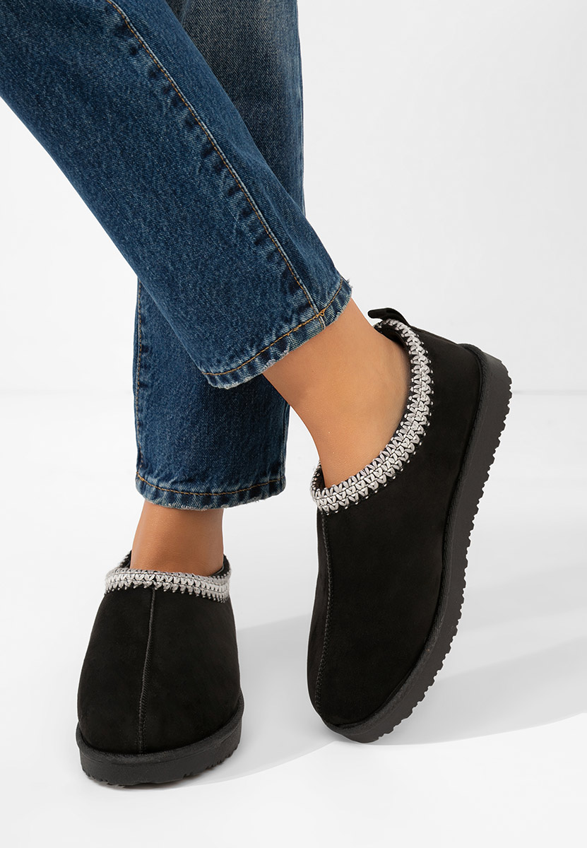 Černé dámské dřeváky Dioria