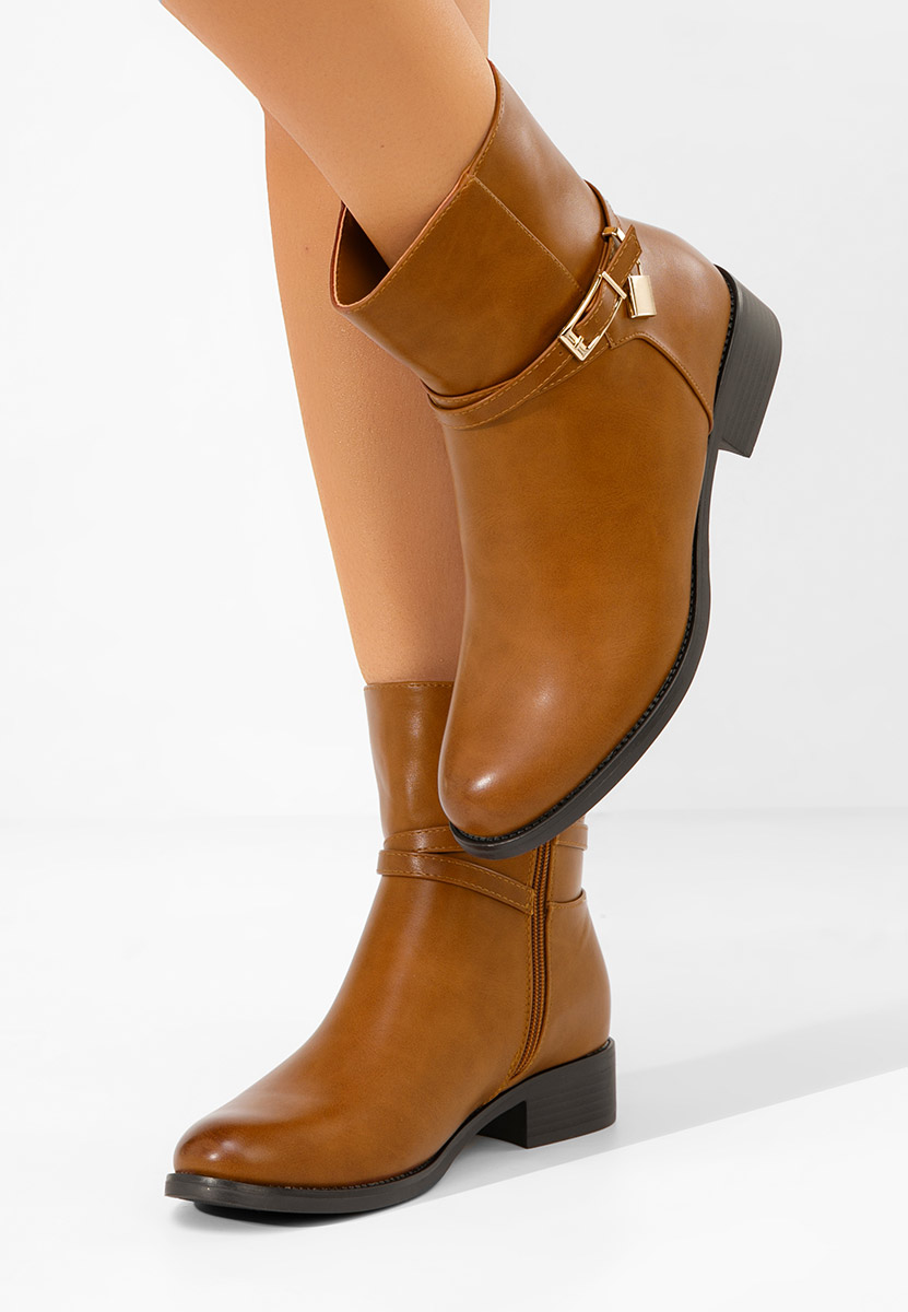 Camelové dámské kotníková obuv Aurisel