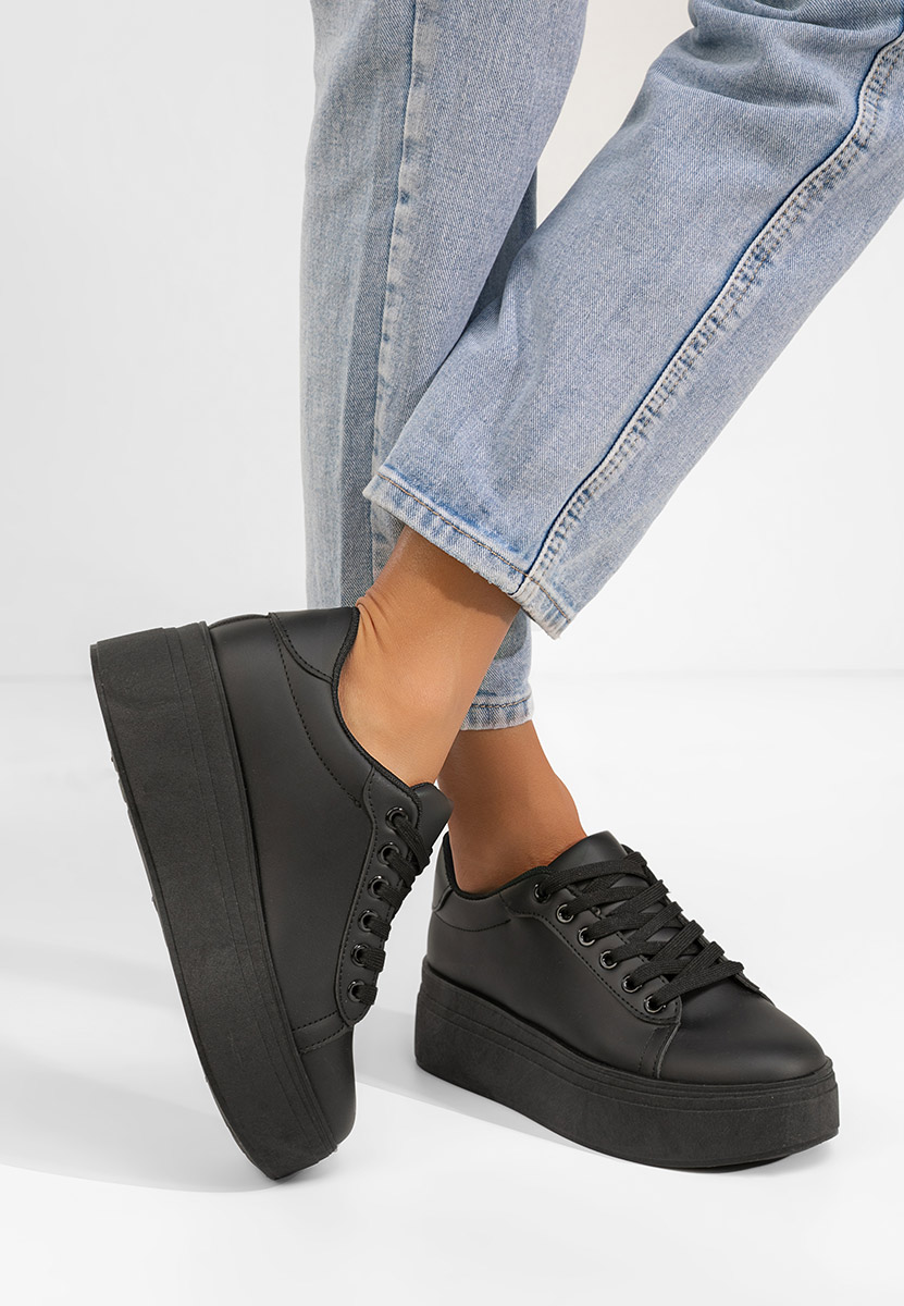 Bílé dámské tenisky na platformě A negri