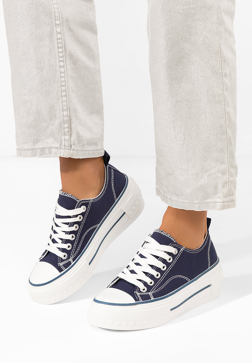 Modré tenisky na platformě Antio