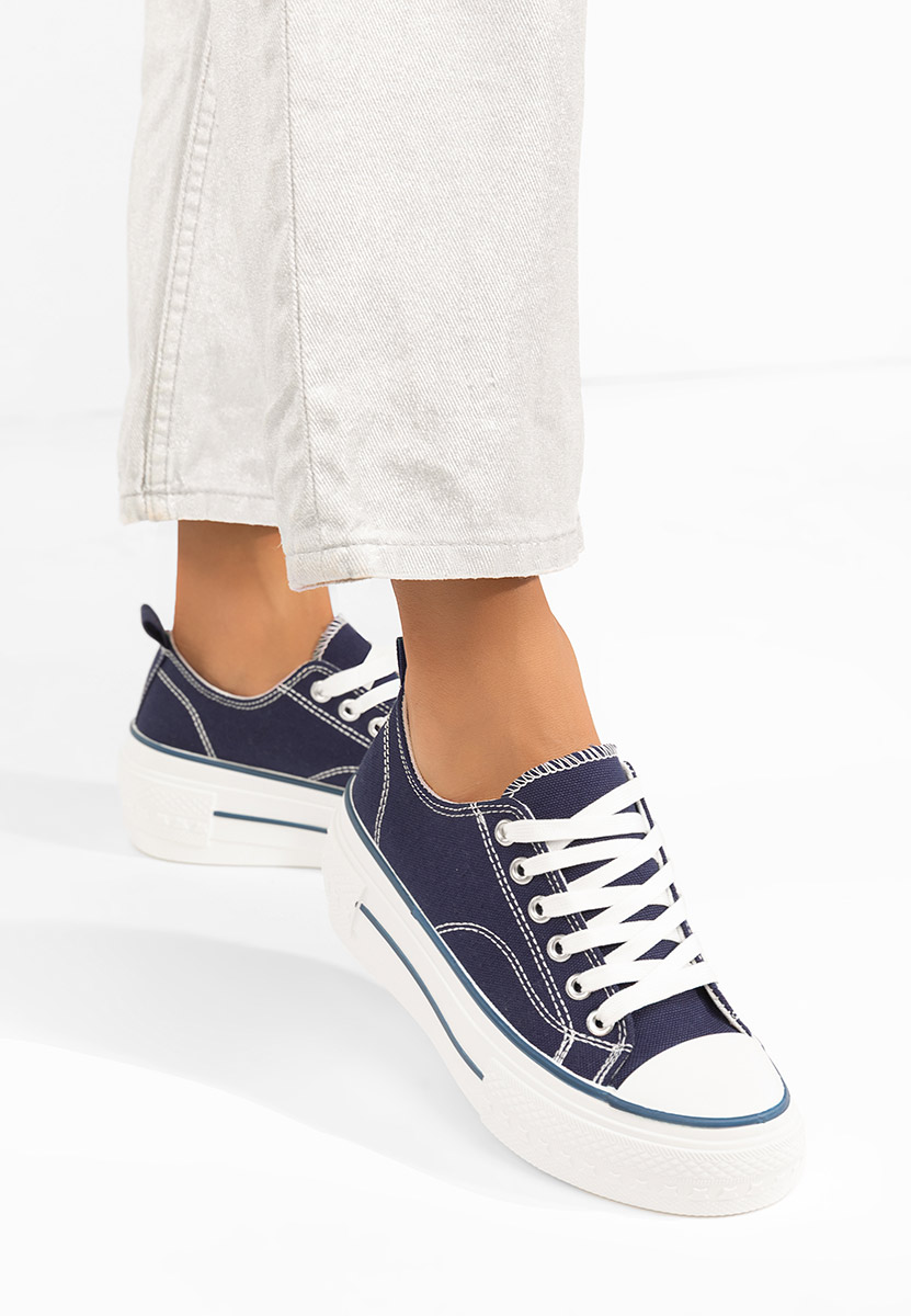 Modré tenisky na platformě Antio