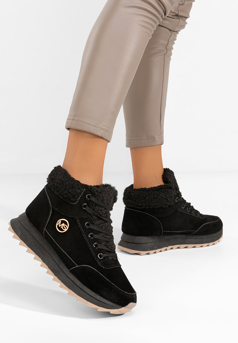 Černé zimní tenisky dámské Avilma V3