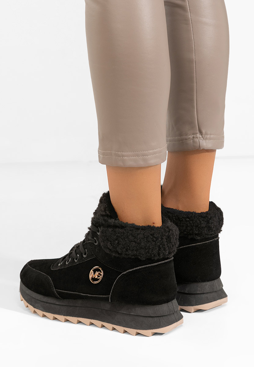 Černé zimní tenisky dámské Avilma V3