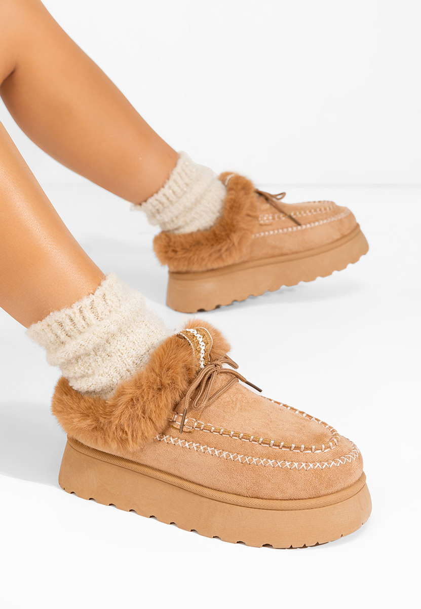 Khaki dámské dřeváky Novelia