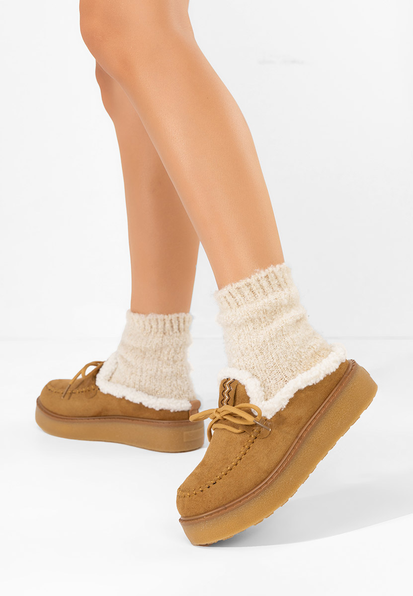 Camelové dámské dřeváky Seloria