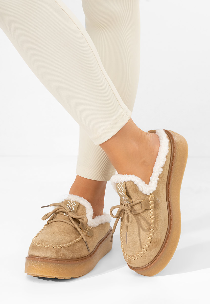 Khaki dámské dřeváky Seloria