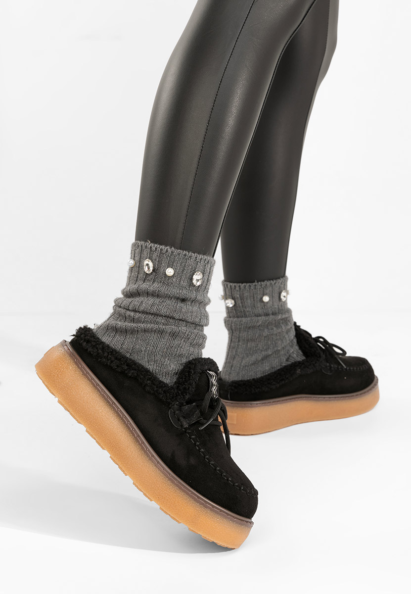 Černé dámské dřeváky Seloria