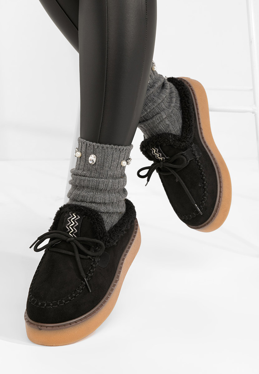 Černé dámské dřeváky Seloria