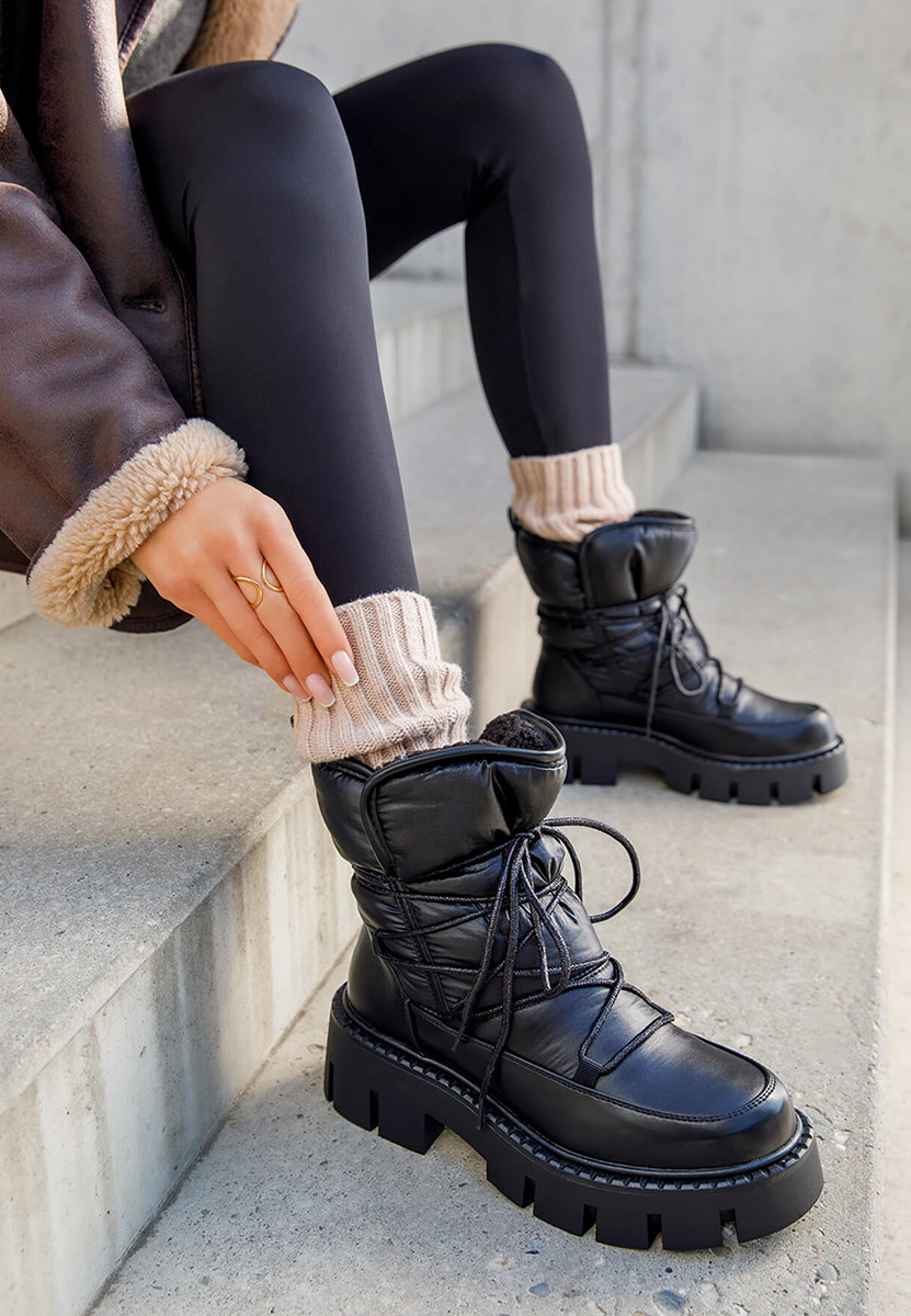 Černé dámské sněhule Karinna