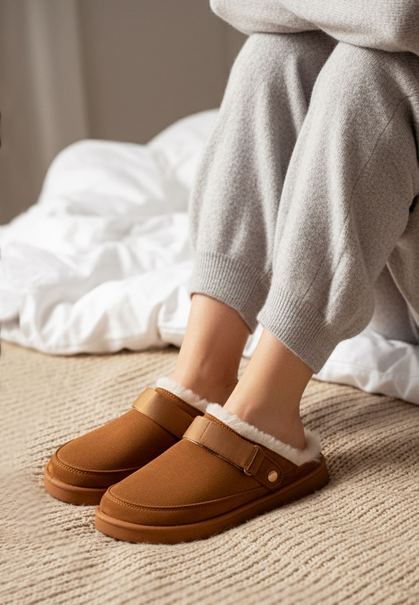 Camelové dámské dřeváky Aurivis