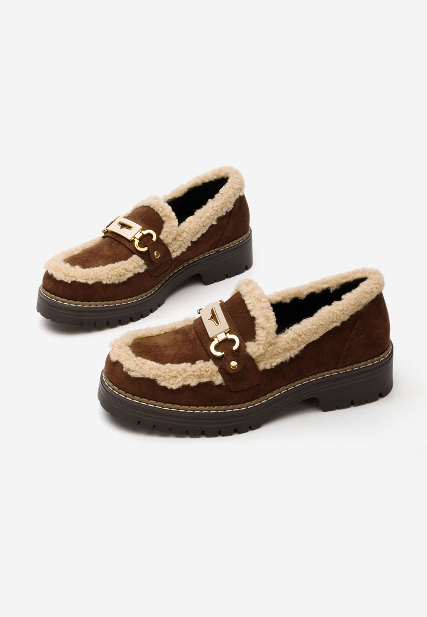 Hnedé dámské mokasíny Silvora
