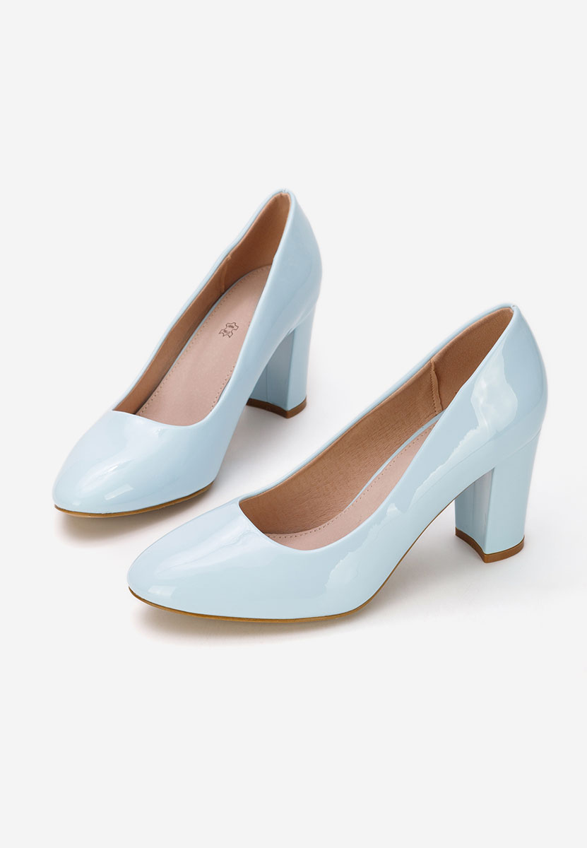 Svetlě modré lakované lodičky Chique V5