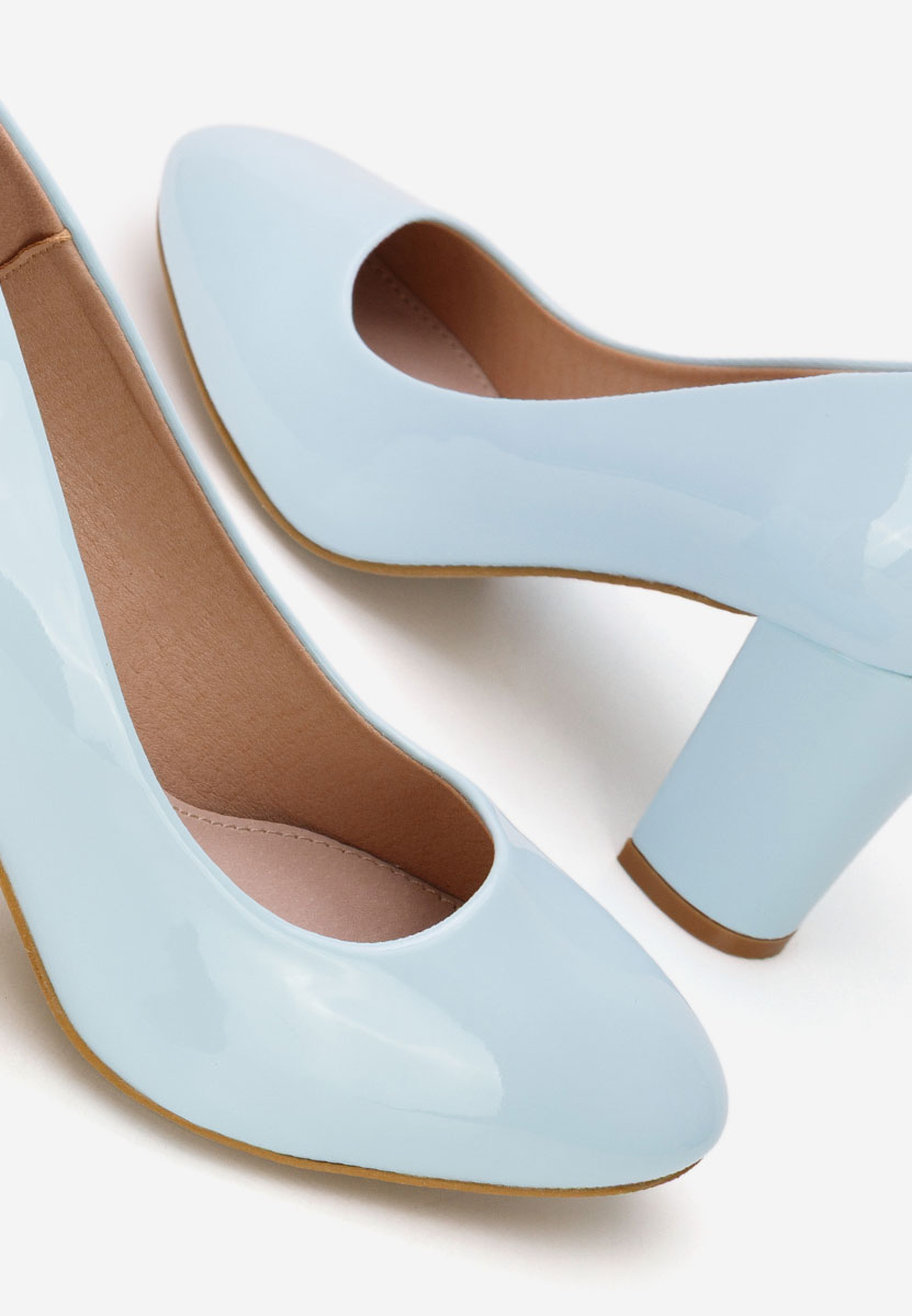 Svetlě modré lakované lodičky Chique V5
