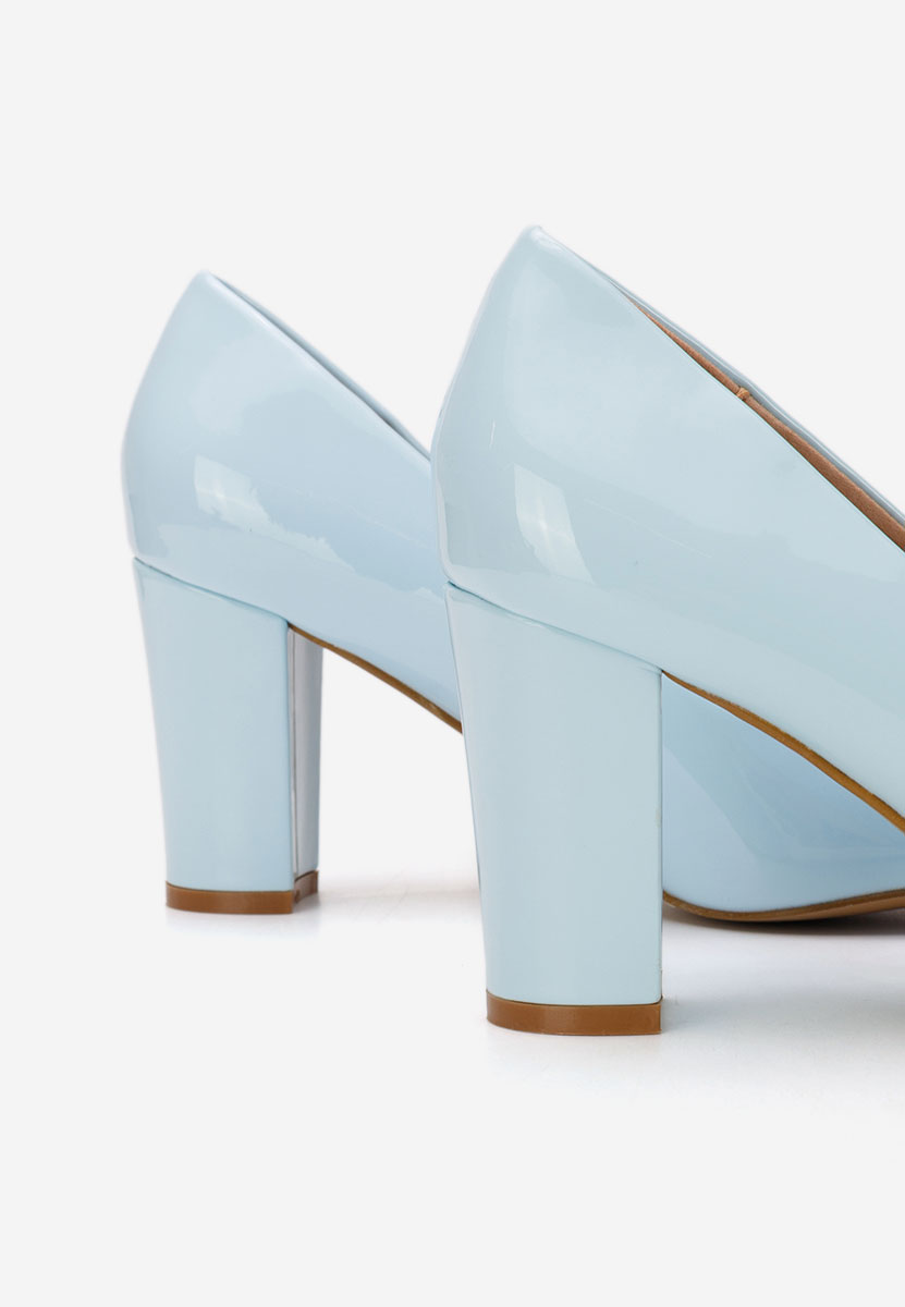 Svetlě modré lakované lodičky Chique V5