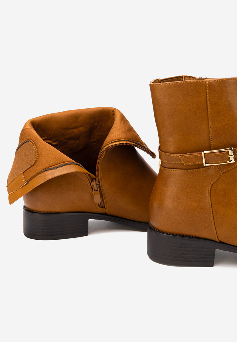 Camelové dámské kotníková obuv Aurisel