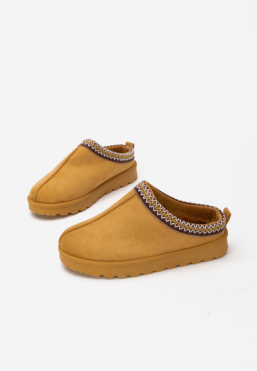 Camelové dámské dřeváky Airene