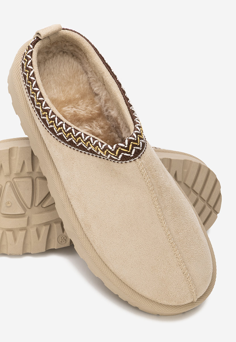 Béžové dámské dřeváky Airene