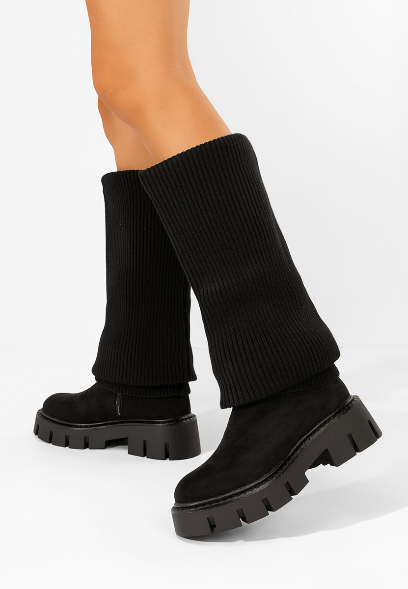 Černé dámské kozačky Michelina