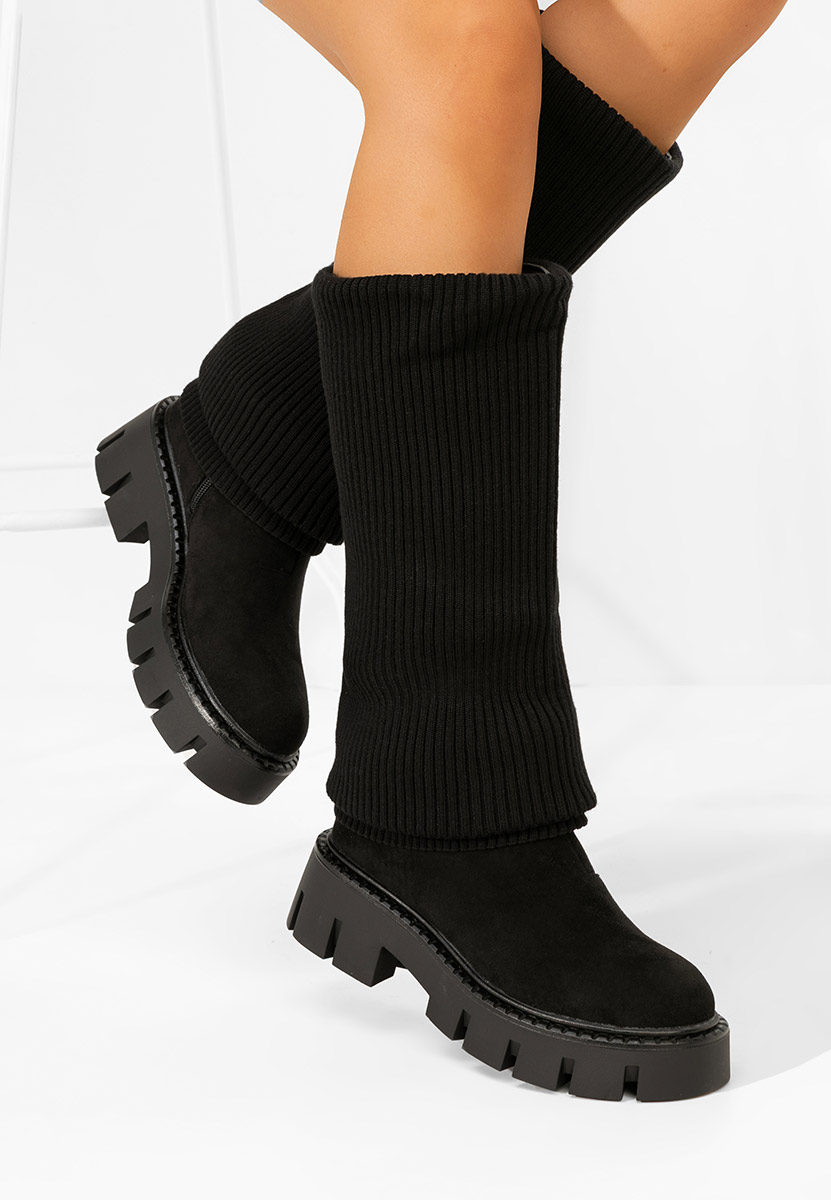 Černé dámské kozačky Michelina