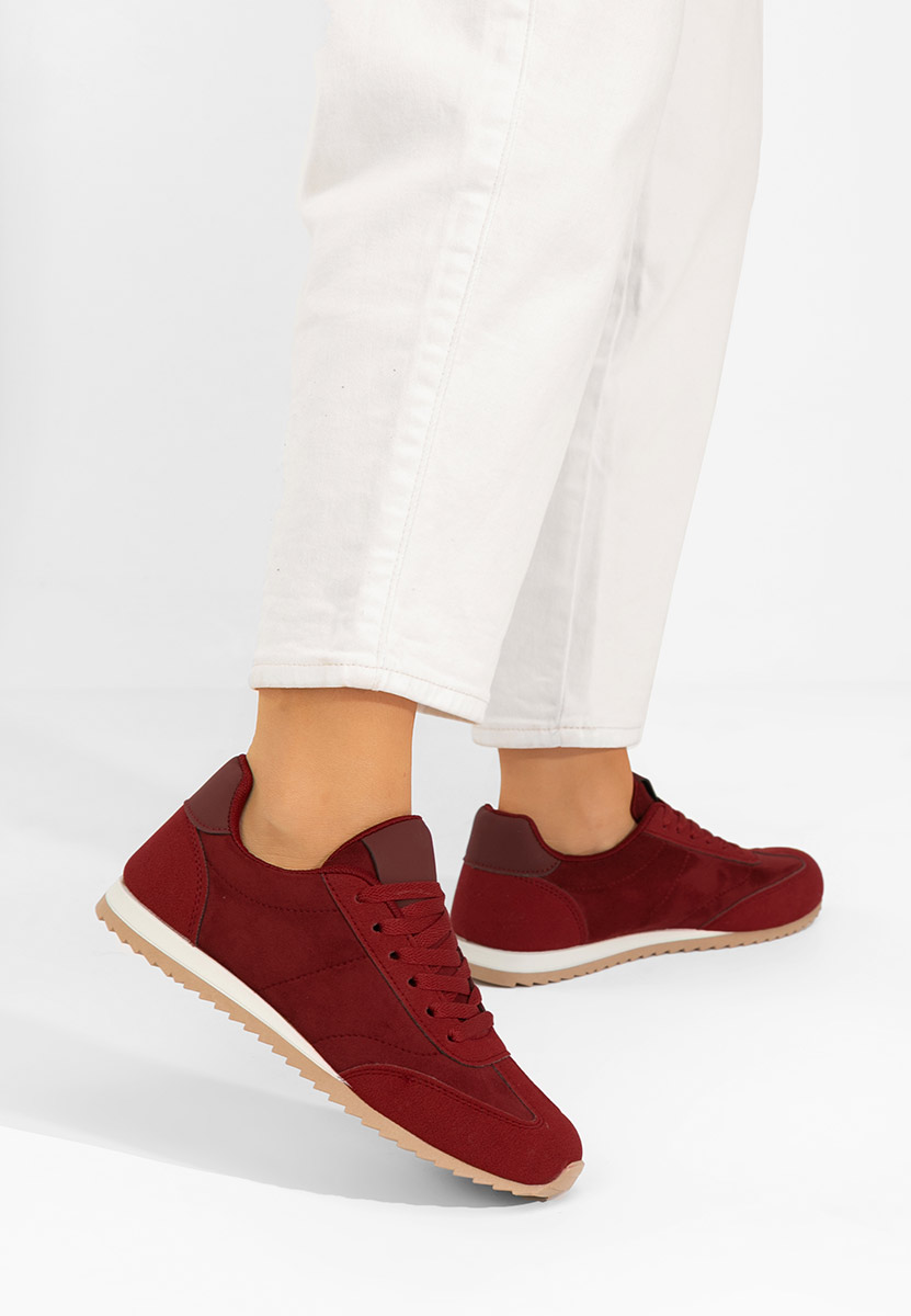 Bordové dámské tenisky Crinea