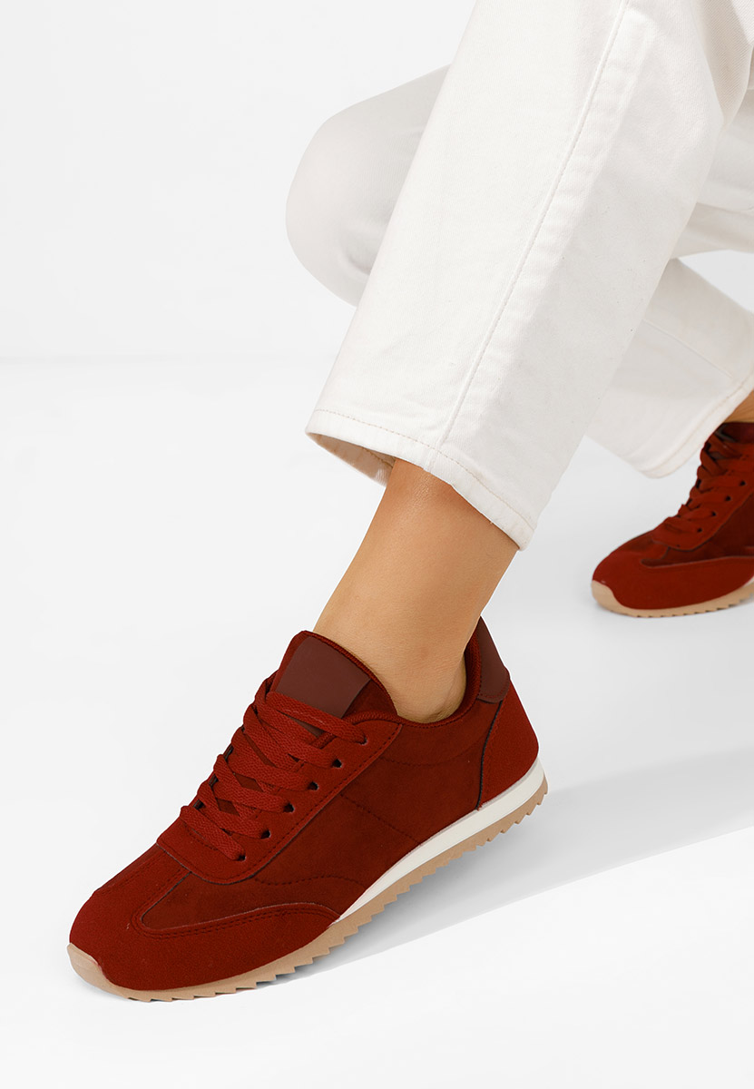 Bordové dámské tenisky Crinea