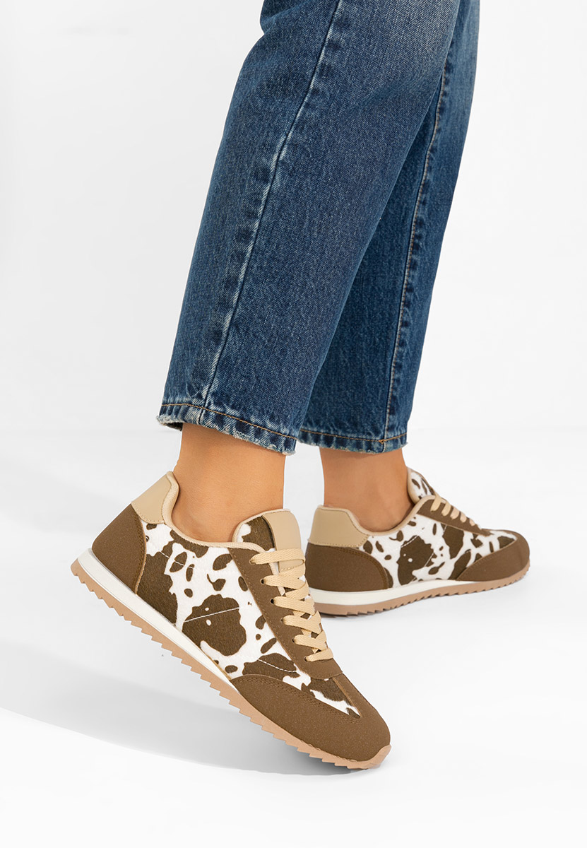 Animal print dámské tenisky Crinea