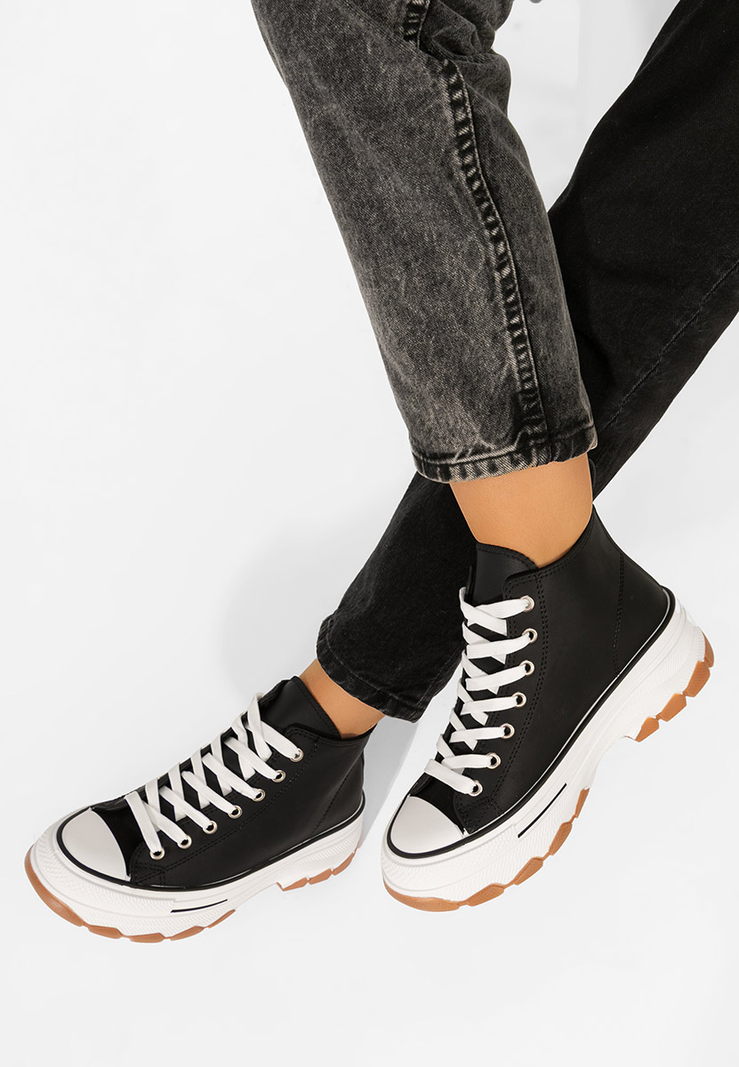 Černé tenisky na platformě Raviana V5