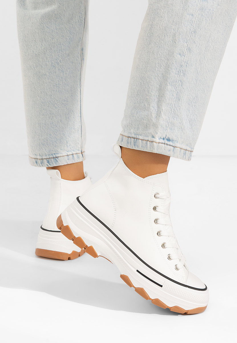 Bílé tenisky na platformě Raviana V5