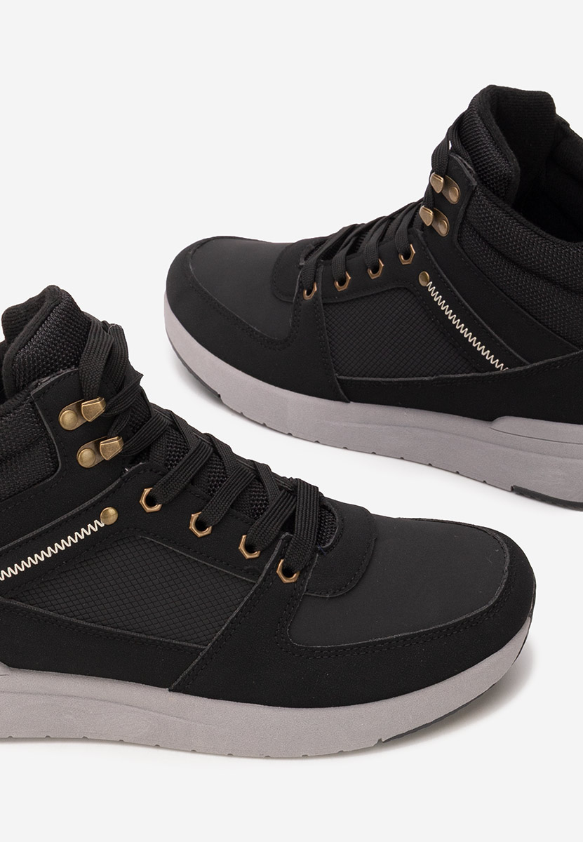 Černé pánské kotníkové boty Tavric