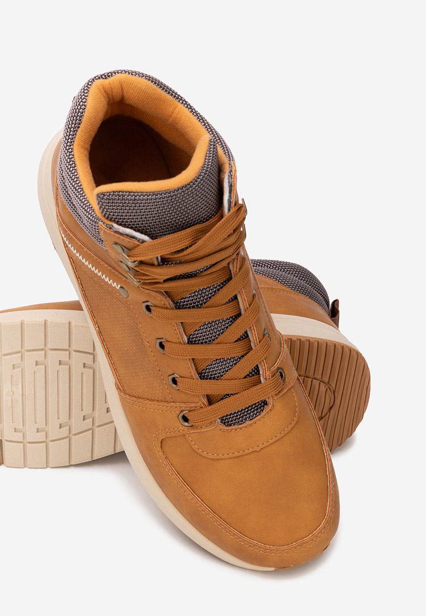 Camelové pánské kotníkové boty Tavric