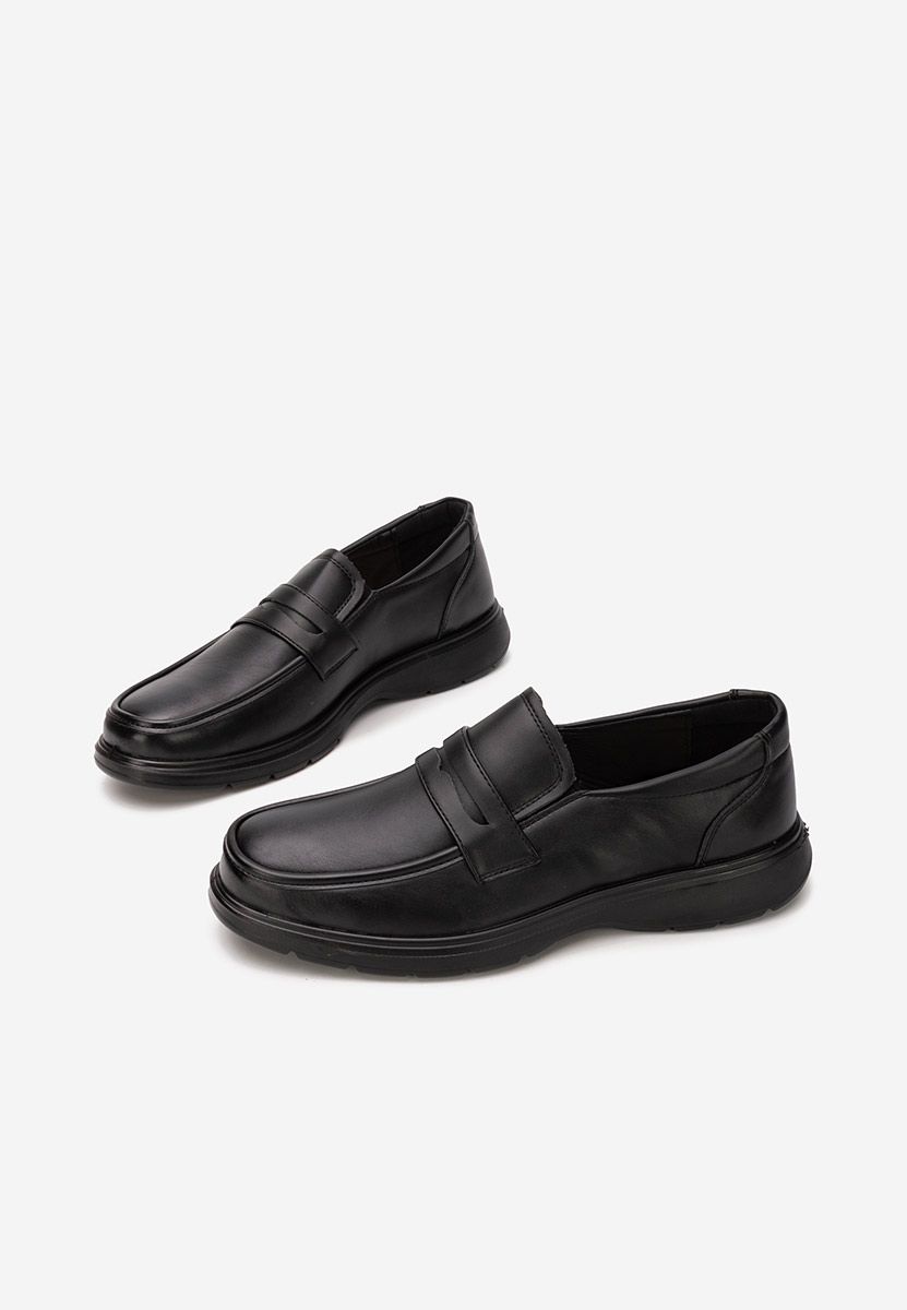 Černé pánské mokasíny Seldor