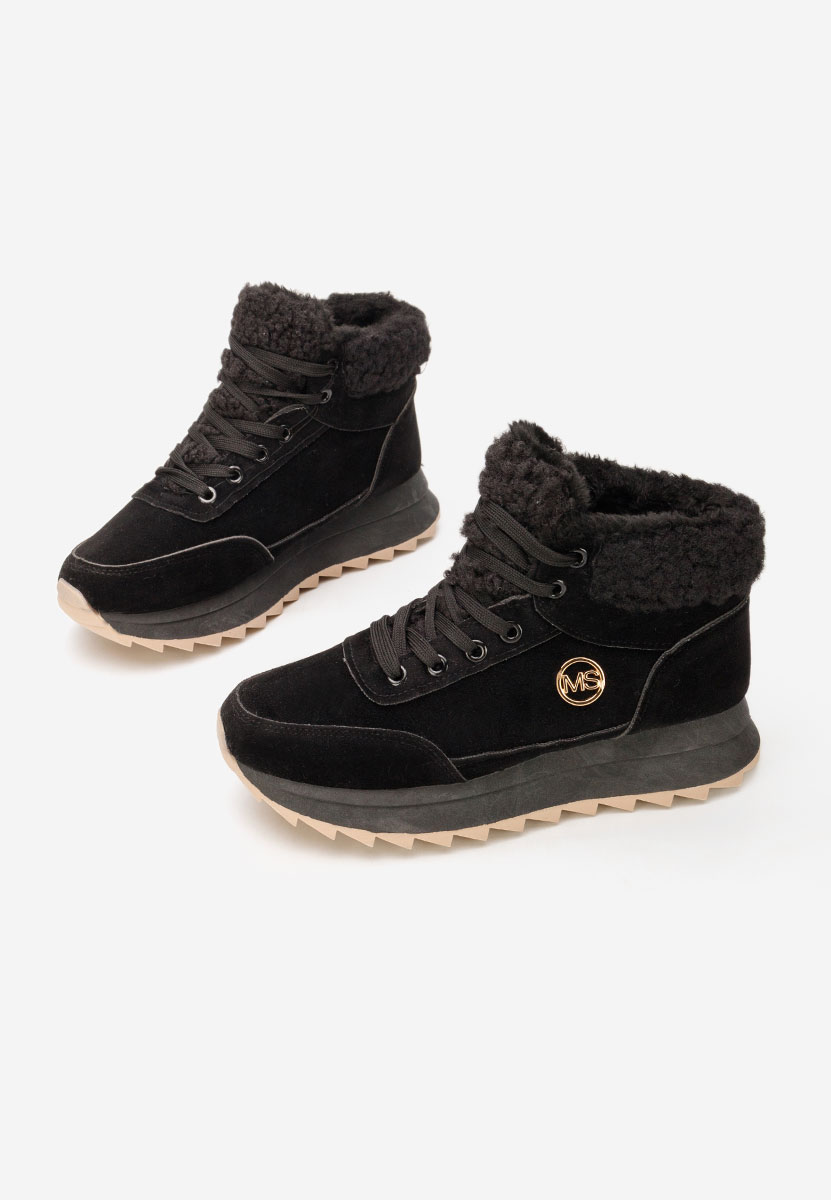 Černé zimní tenisky dámské Avilma V3