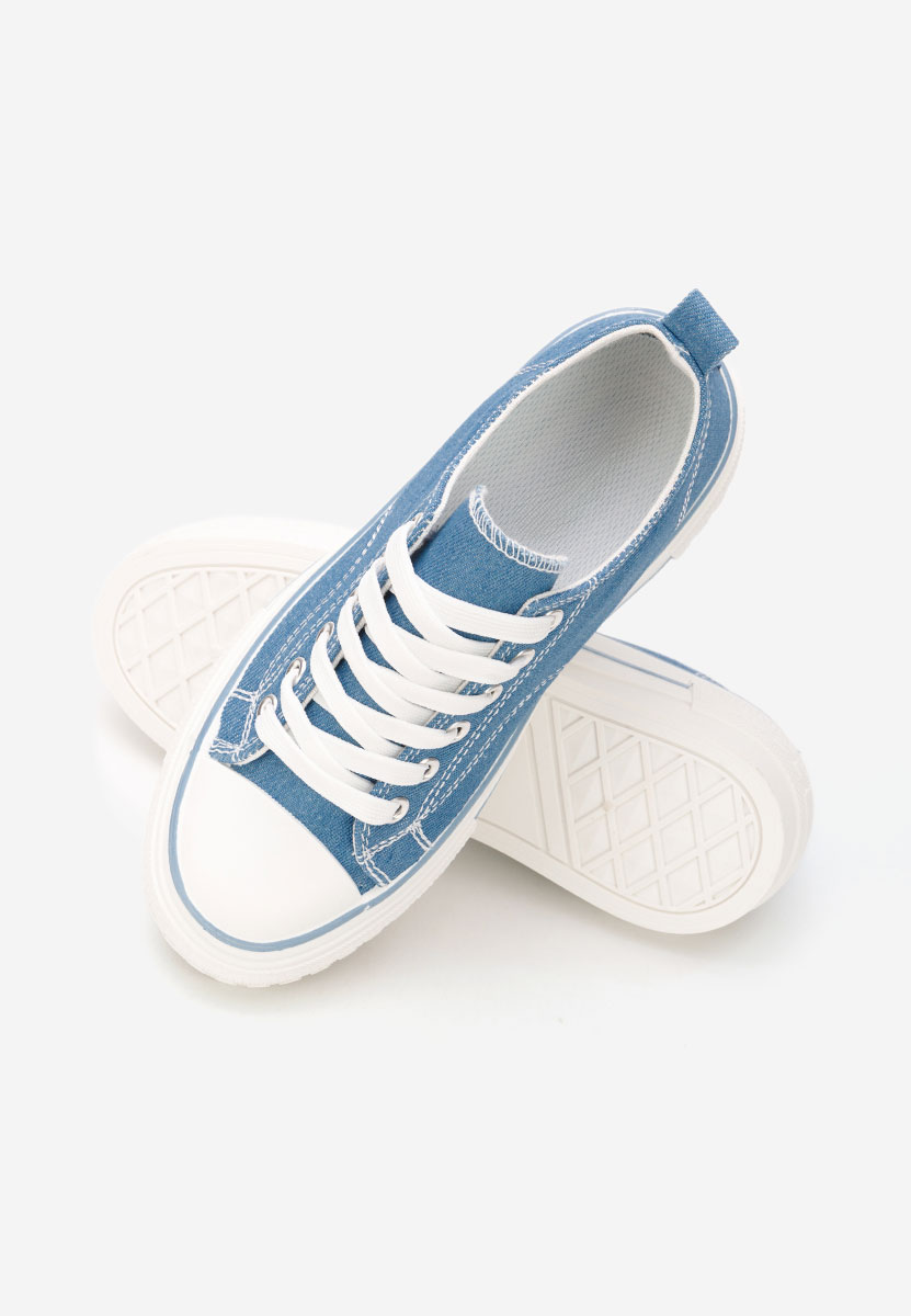 Denim tenisky na platformě Antio