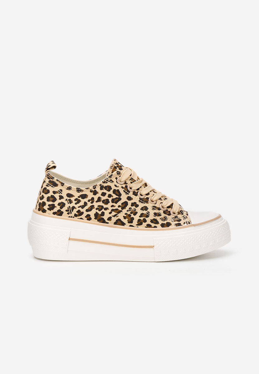 Animal print tenisky na platformě Antio