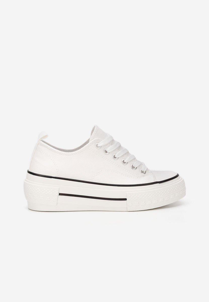 Bílé tenisky na platformě Antio