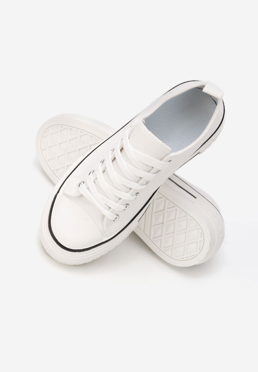 Bílé tenisky na platformě Antio