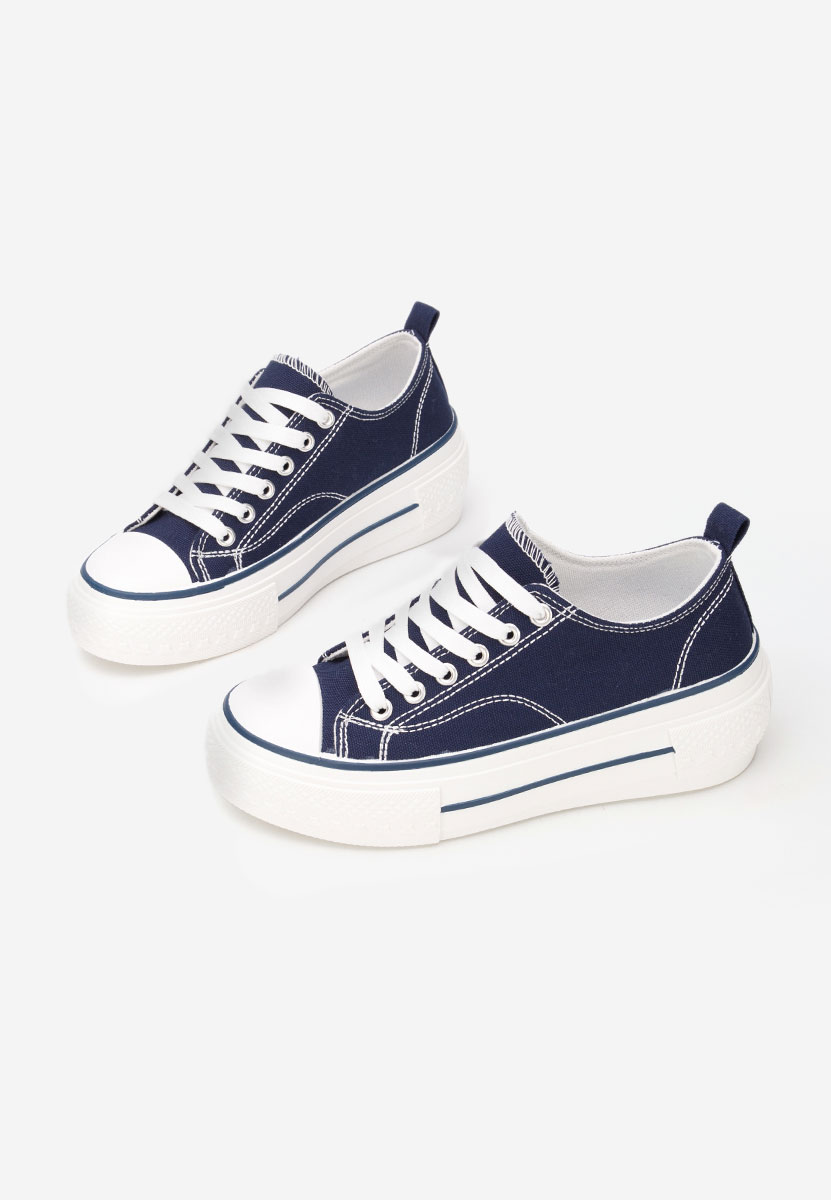 Modré tenisky na platformě Antio