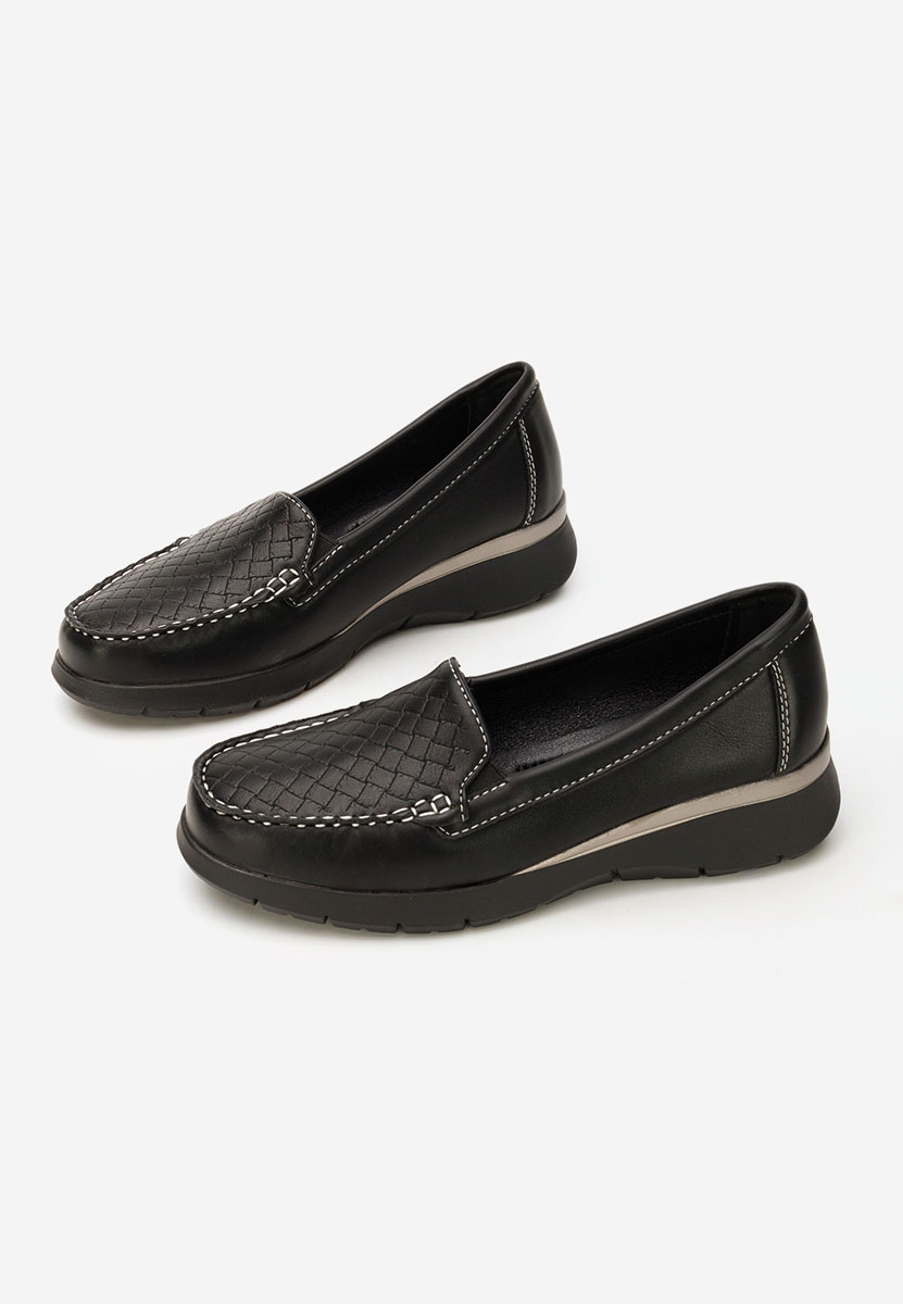 Černé dámské mokasíny Seona